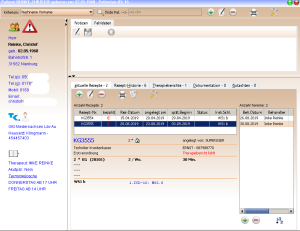 Patientenverwaltung in Therapi